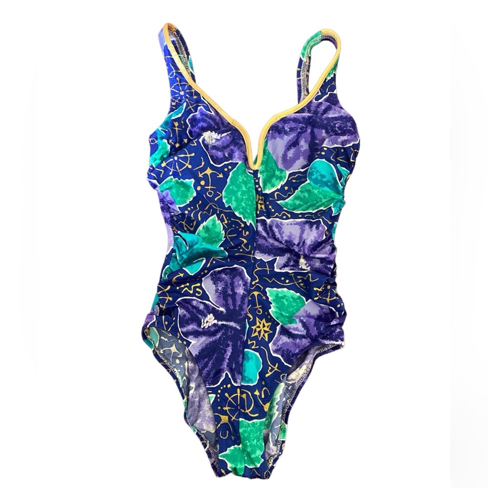 Vintage DeWeese one piece swimsuit